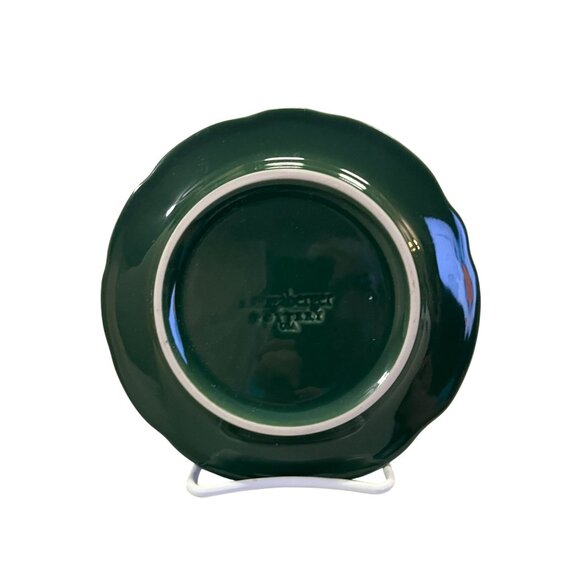 Longaberger Falling Leaves Pottery Plates Set of 4 Autumn Colors 6.75” Used - Picture 13 of 14